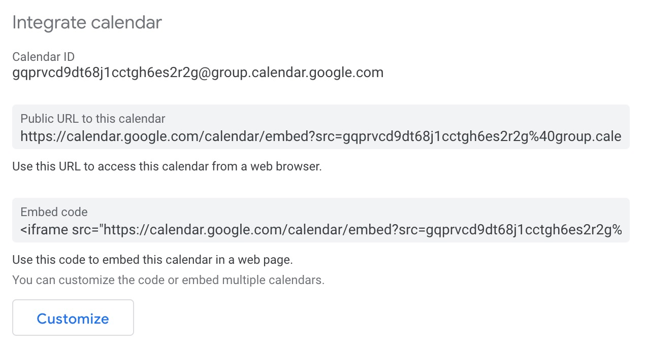 How to embed Google calendar in Notion