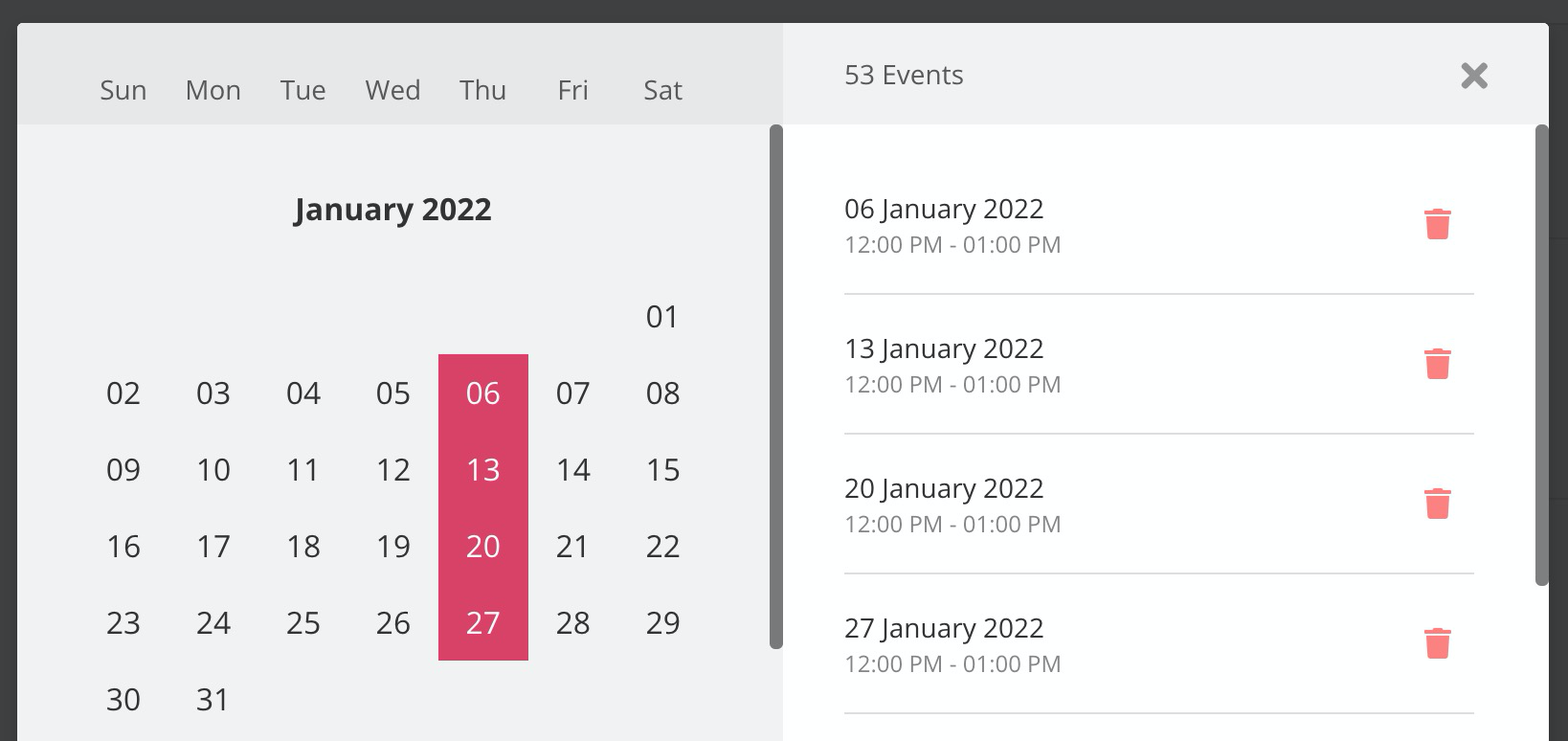 How to have recurring events on your Squarespace Calendar