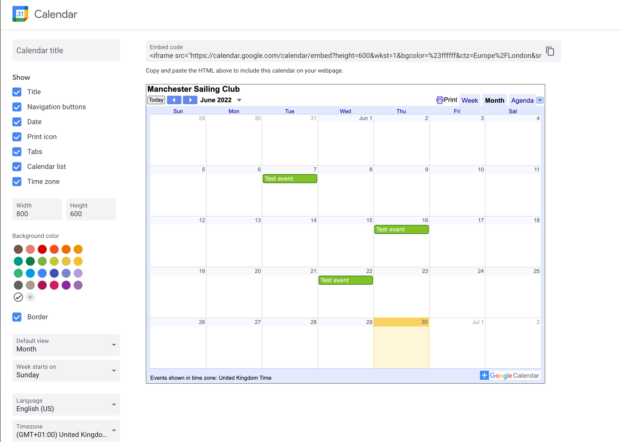 How to embed Google Calendar into WordPress