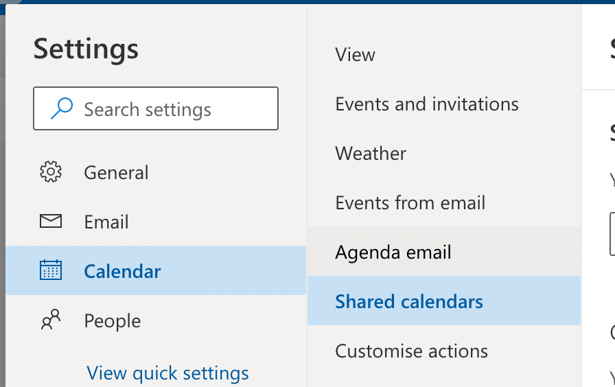 How to publish and embed your outlook calendar