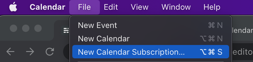 What is a subscription calendar and how can I create one?